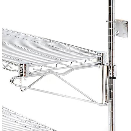 Nexel Poly-Green Wall Mount Wire Shelf, Additional Level 24W x 24D B1137167GZ
